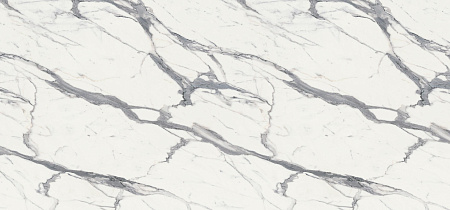 Компакт плита Мрамор белый 3027 (структура Сланец) 4200 х 650 х 4 мм. черная основа