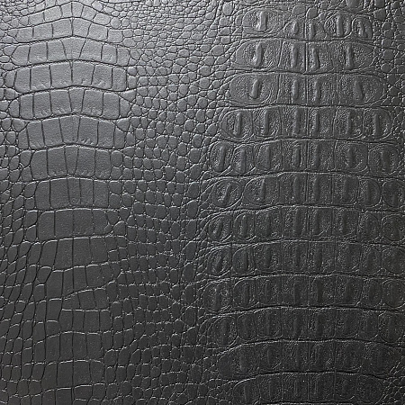 Кожаная панель DECO № 128 Крокодил черный 2800х1000х10 мм