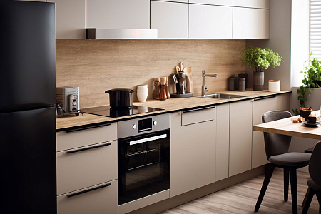 HPL Компакт плита Кедр 5622/RP Сандера (Радиальные Полосы) 3050 х 608 х 12 мм. черная основа