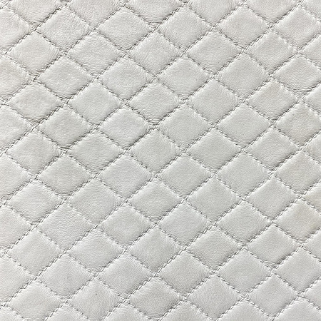 Кожаная панель DECO № 150 Ромбы белый 2800х1000х10 мм