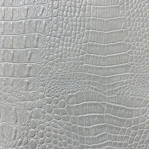 Кожаная панель DECO № 121 Крокодил белый (101) 2800х1000х10 мм