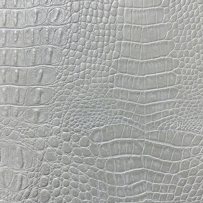 Кожаная панель DECO № 121 Крокодил белый (101) 2800х1000х10 мм