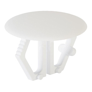 Заглушка пластиковая под отверстие Белый (20)