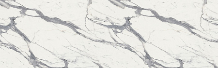 Компакт плита Мрамор белый 3027 (структура Сланец) 4200 х 650 х 12 мм. черная основа