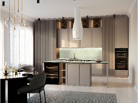 HPL Компакт плита Кедр 6331/PT Белый Венетто (Питон) 3050 х 608 х 4 мм. черная основа