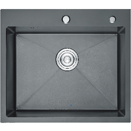Мойка из нерж.стали Gerhans K36050B 600*500*220 мм Графит