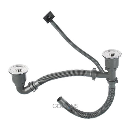 Мойка из нерж.стали Gerhans K37843B-S 2 чаши 780*430*220 мм Золото