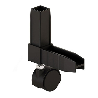 Коннектор 2 с колесной опорой Черный (16)