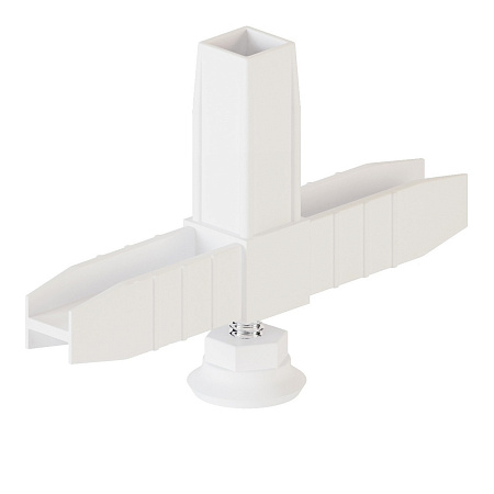 Коннектор 3 (2D) с регулируемой опорой Белый (40)