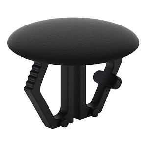 Заглушка пластиковая под отверстие Черный (20)