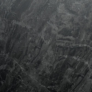 Компакт плита Марцена темная 3085 (структура Стоун) 4200 х 650 х 4 мм. черная основа