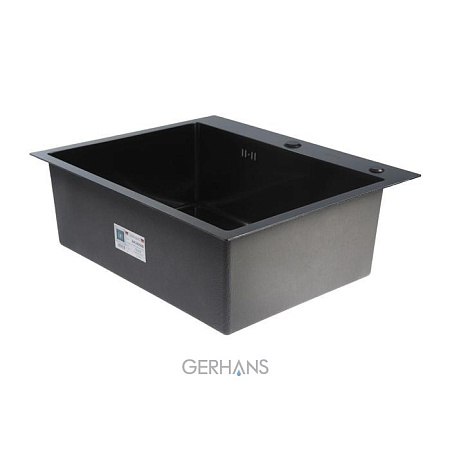 Мойка из нерж.стали Gerhans K36050B 600*500*220 мм Графит