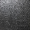 Кожаная панель DECO № 128 Крокодил черный 2800х1000х10 мм